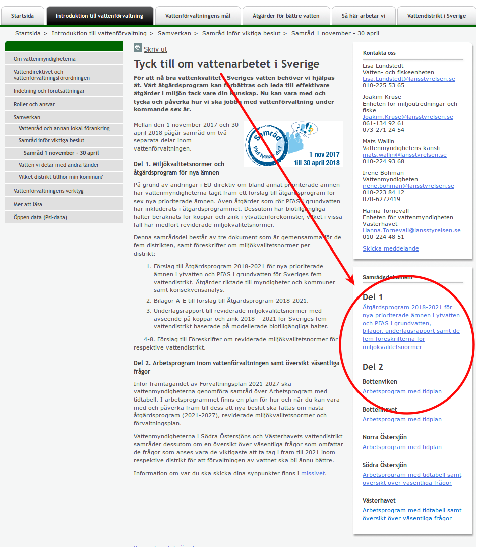 Länk till samrådssida